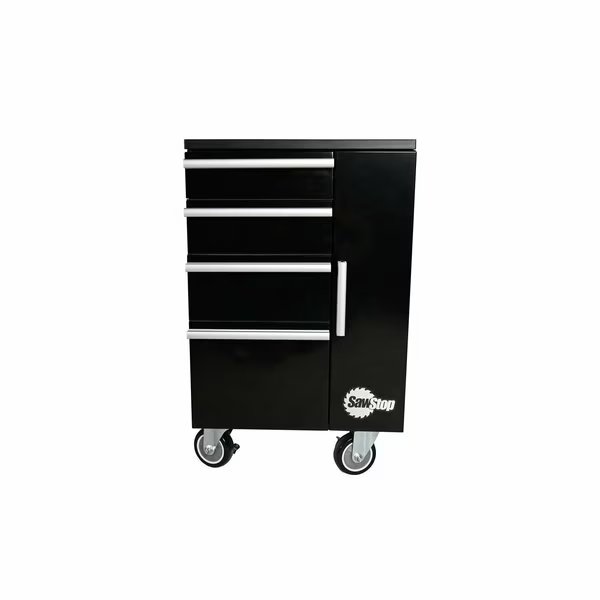 Tool Cabinet, Black, Steel, 18 in W, Sawstop, Mfr#: TSA-UTC18